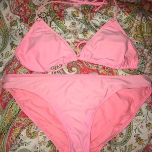 Large coral bikini!
